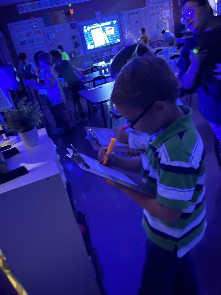 Glow Day Learning Activities