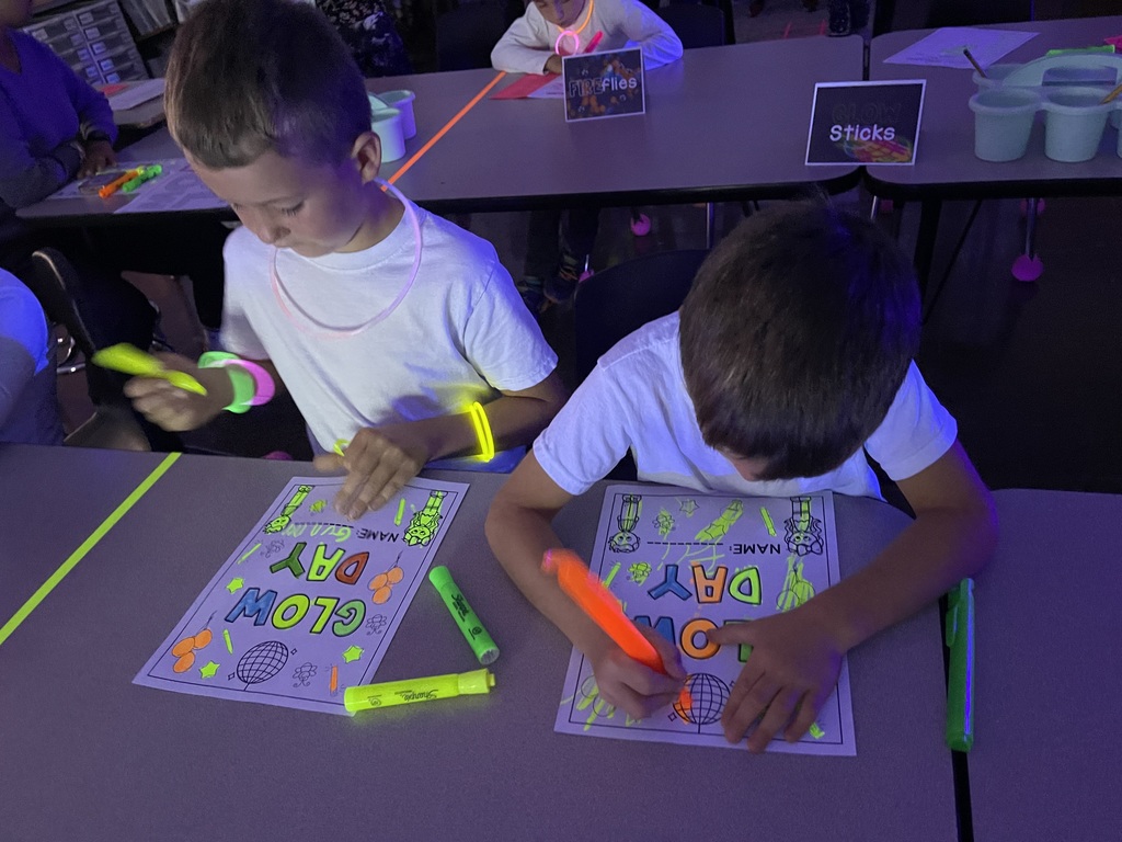 Glow Day Learning Activities