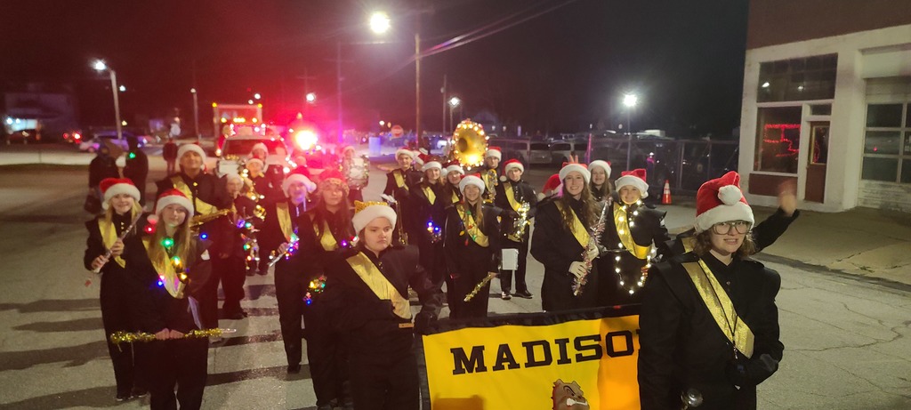 Our JH/HS band marched proudly in the 47th annual Emporia Christmas Parade on Tuesday evening, filling the streets with great music and lots of Christmas spirit! Great job, band!