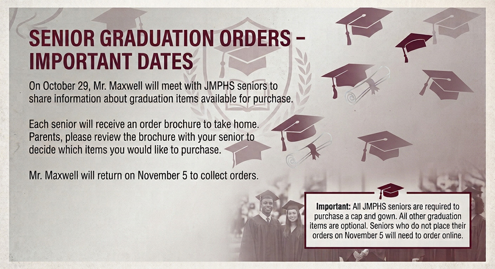 Senior Graduation Orders
