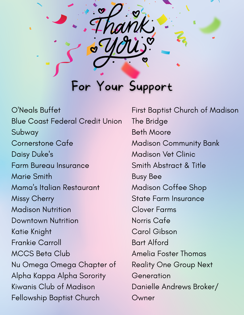shout out to those that participated in teacher appreciation week