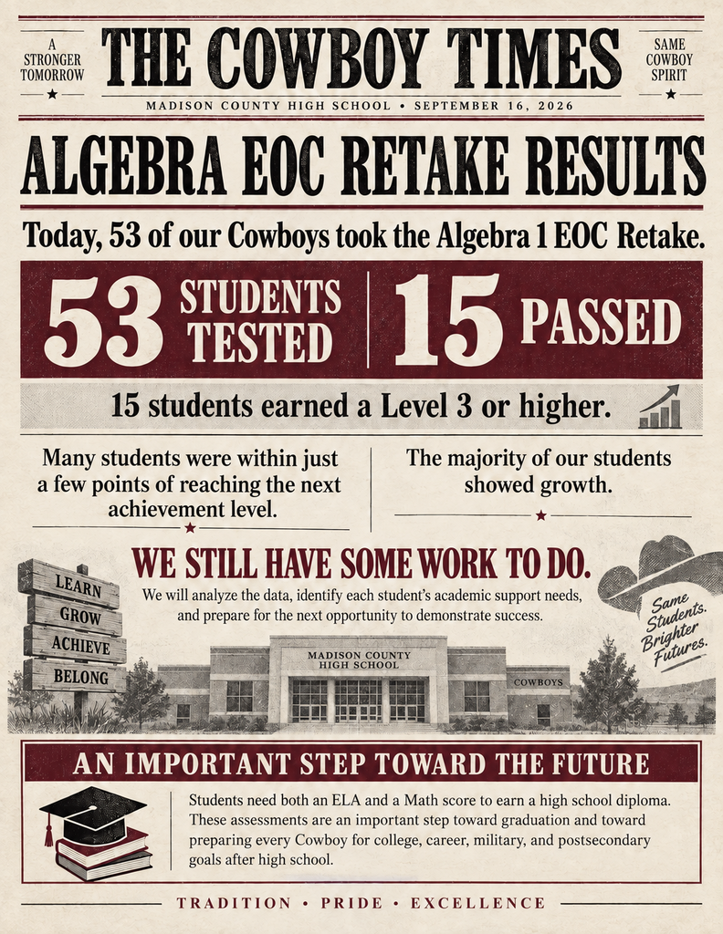 Algebra EOC Retakes 9-16