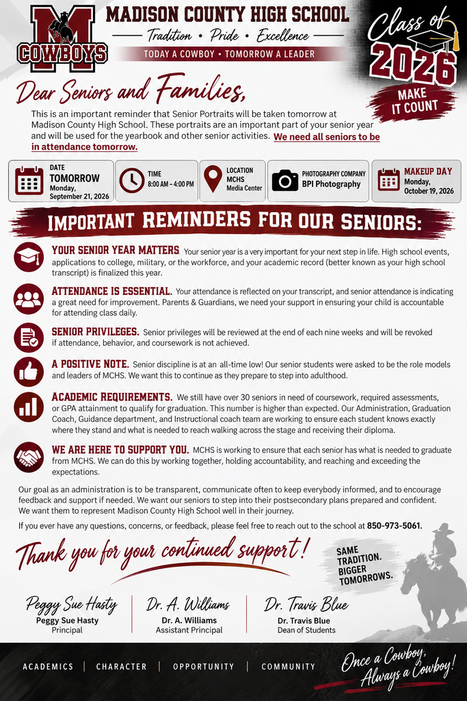 Senior flyer letter