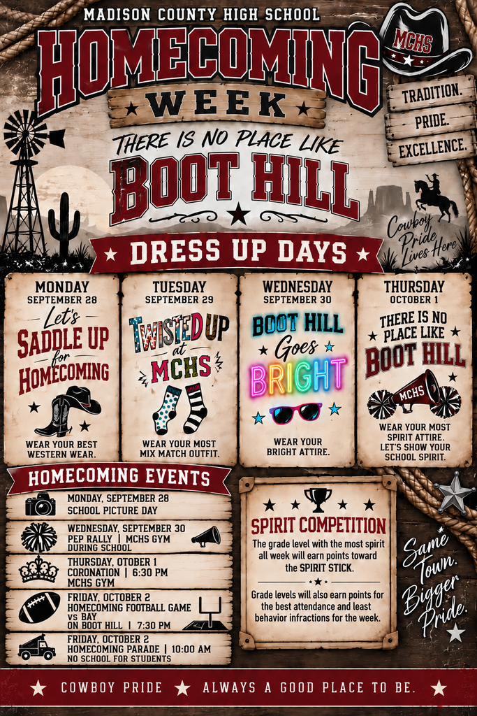Homecoming Week Flyer