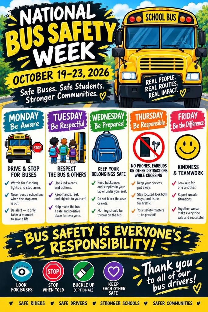 Bus Safety Week Flyer