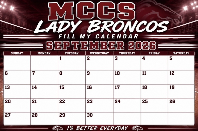 Volleyball Fill the Calendar