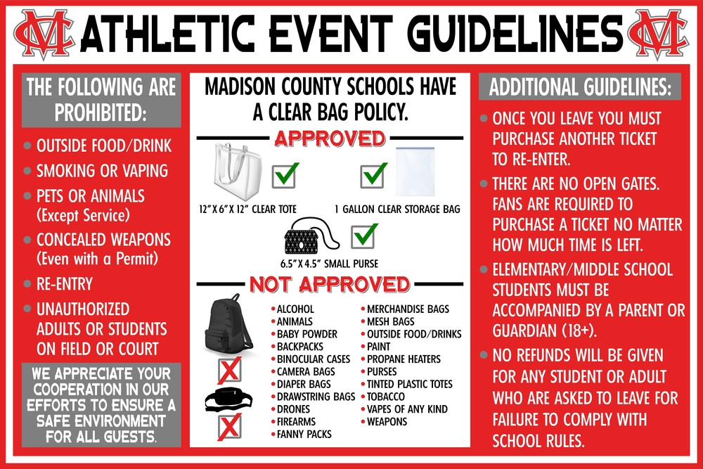Athletic Event Guidelines