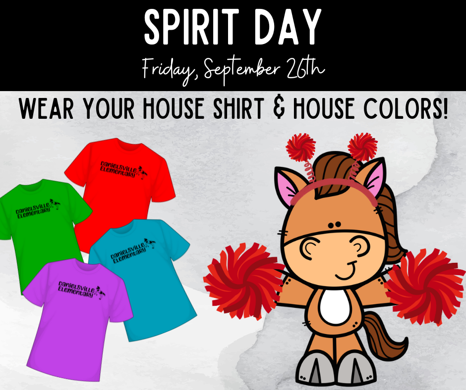 Spirit Day Friday, September 26th