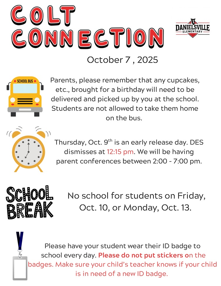 Colt Connection for Tuesday, Oct. 7th