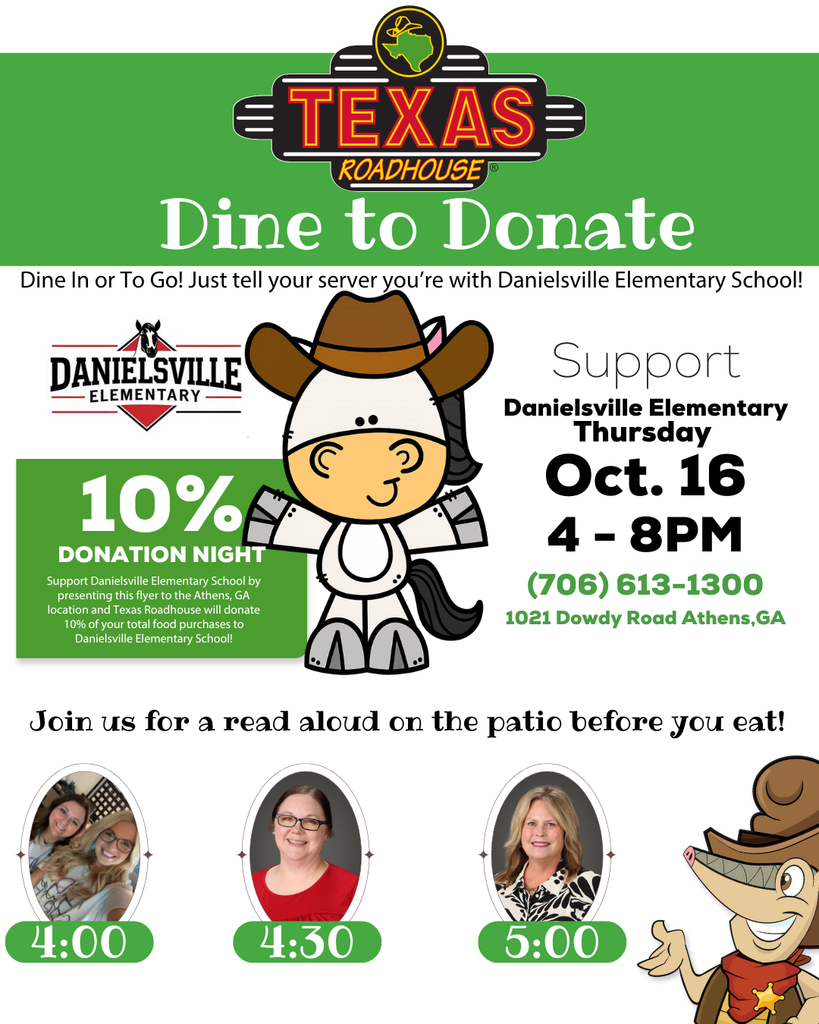 Dine to Donate at Texas Roadhouse on October 16th!