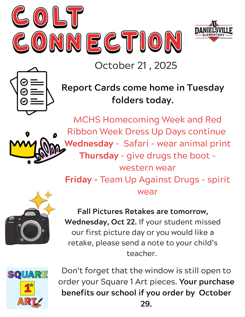 Colt Connection for 10/21/25