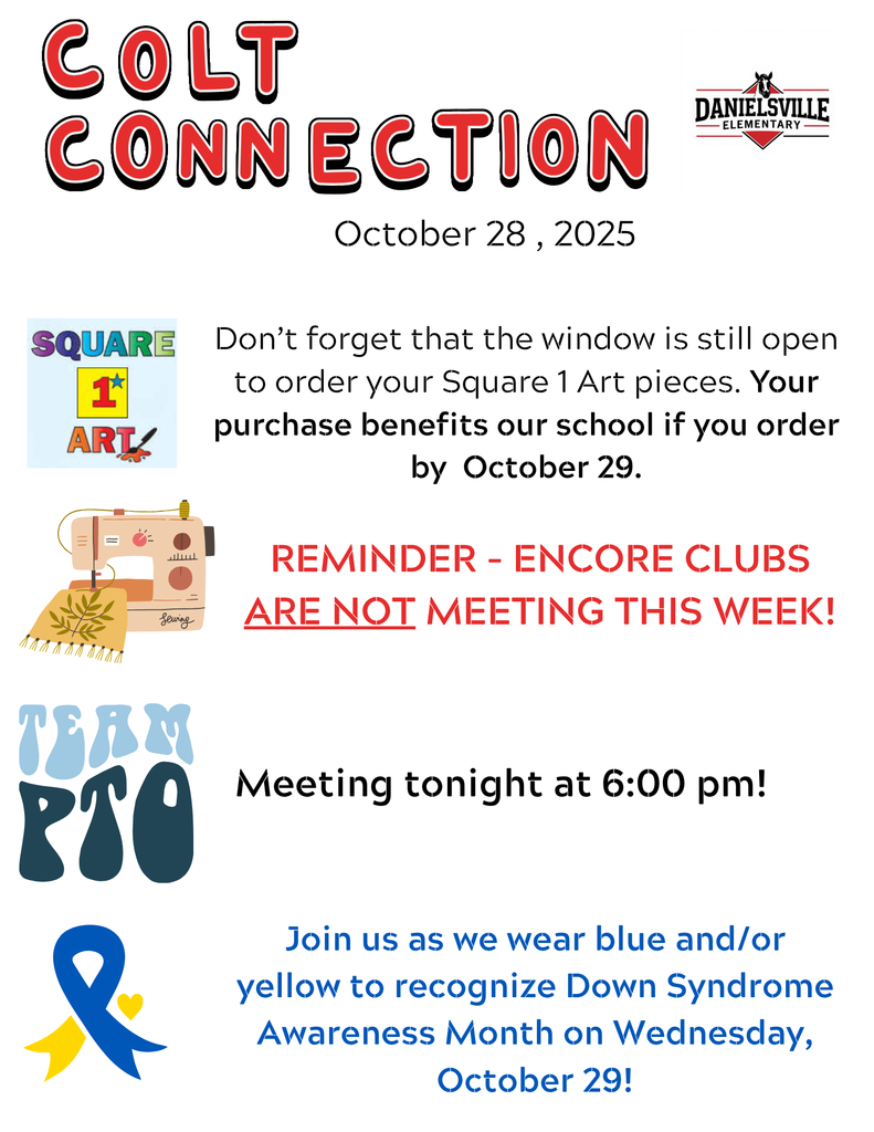 Colt Connection for Tuesday, October 28, 2025