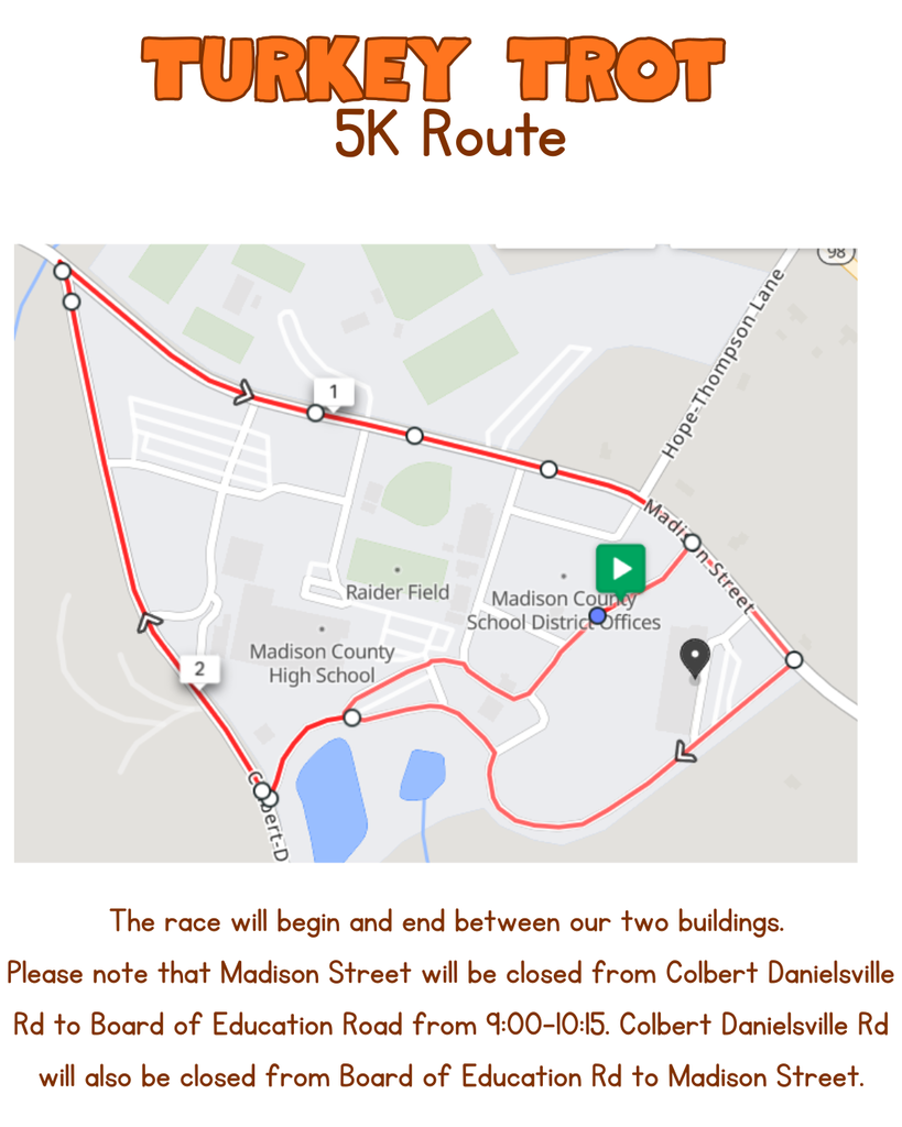 Turkey Trot Route
