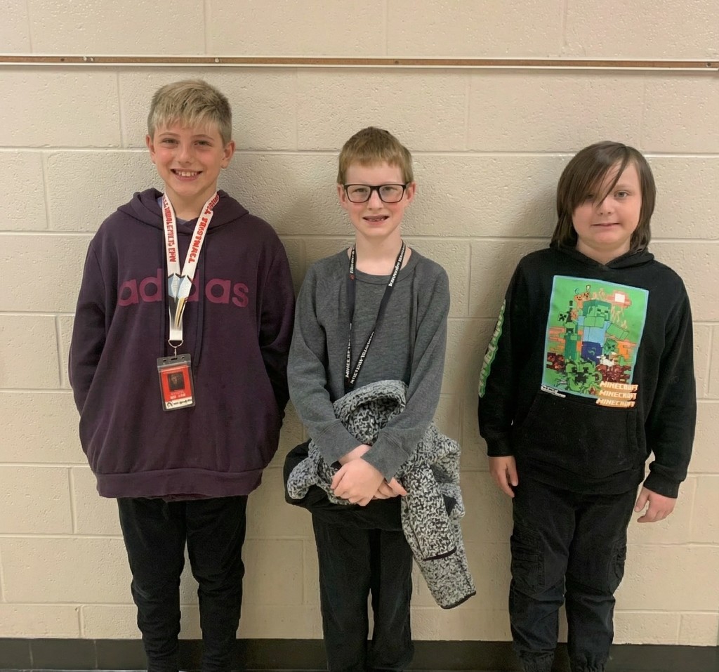 1st- Hayes Miller 2nd- Easton Brock 3rd- Gavin Waldrip