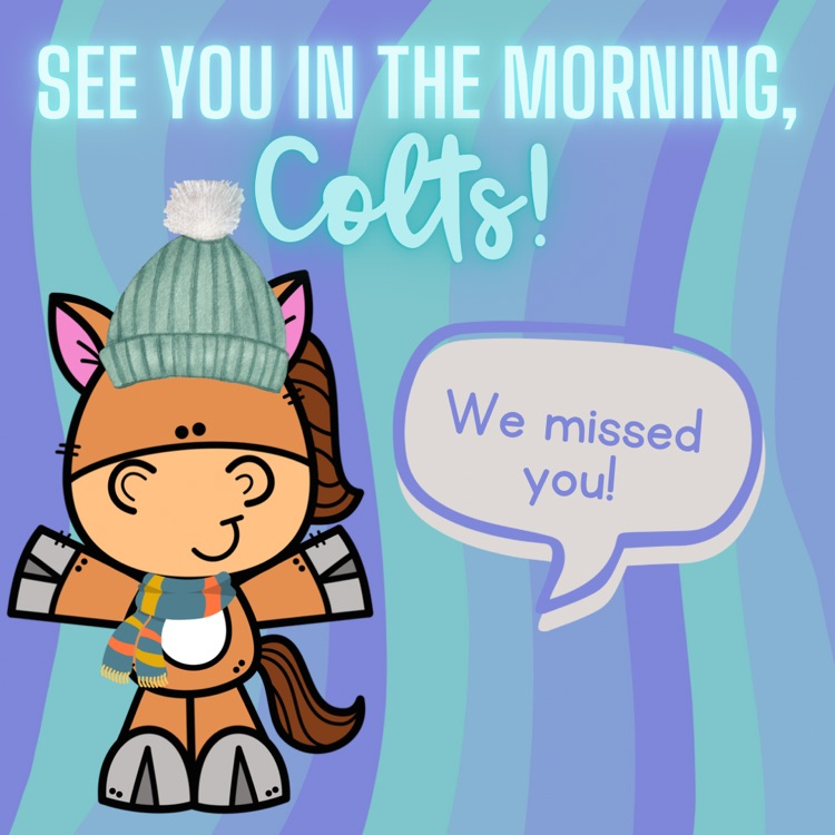 Welcome back to school, Colts!