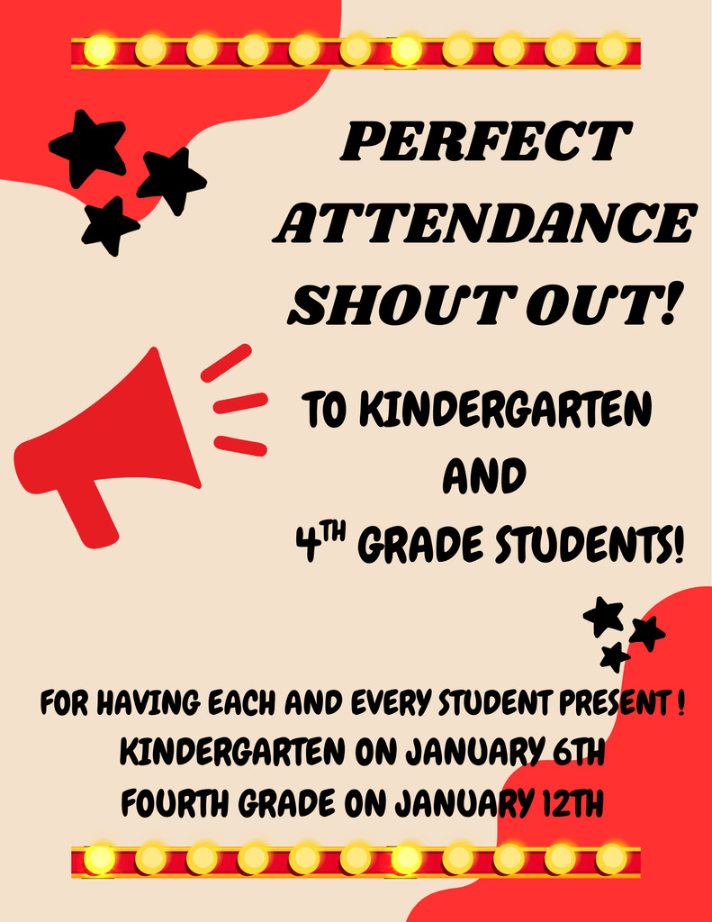 Perfect Attendance Shout Out 