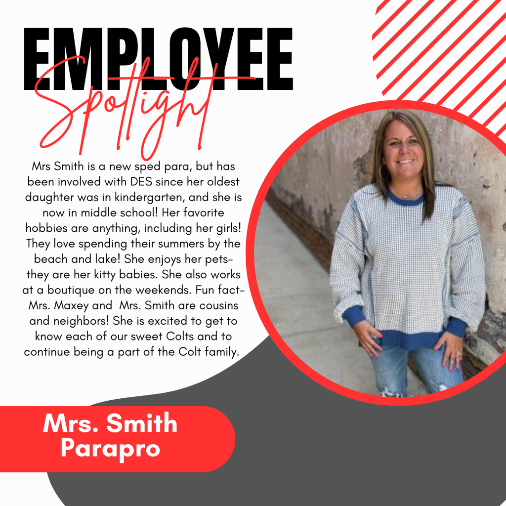 Meet the Staff- Mrs. Smith