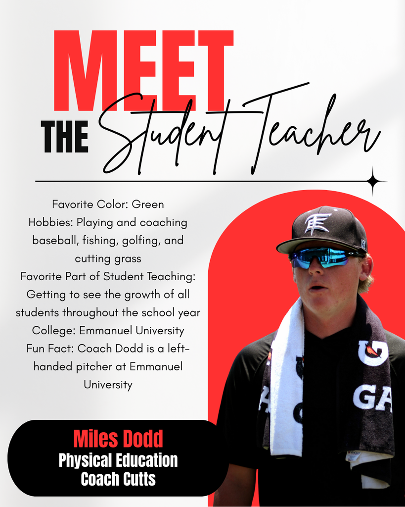 Meet the Student Teacher- Coach Dodd