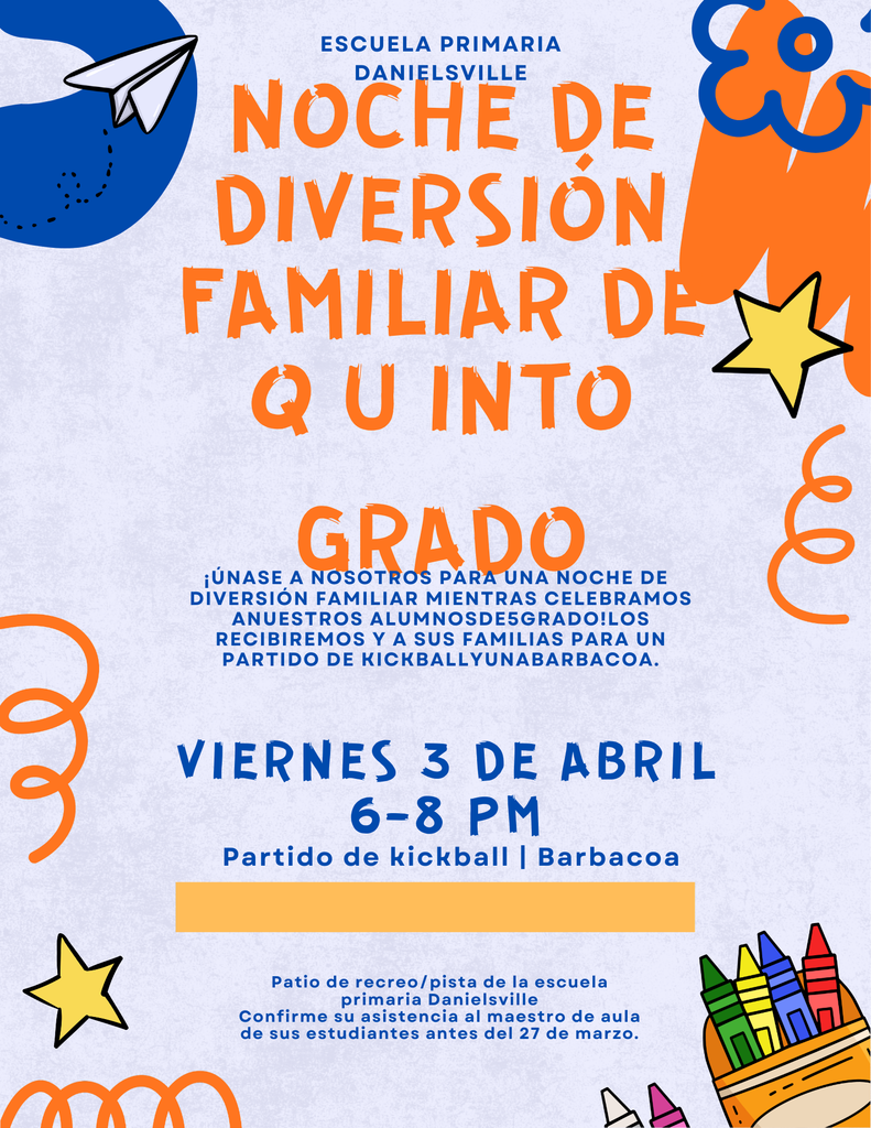 5th Grade Family Fun Night