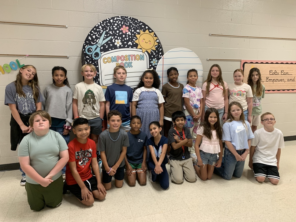 These Colts have had a great first week of 5th grade with Mrs. Shook and Ms. Langston! ❤️