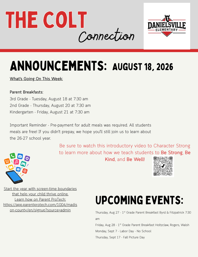 Colt Connection -  August 18, 2026