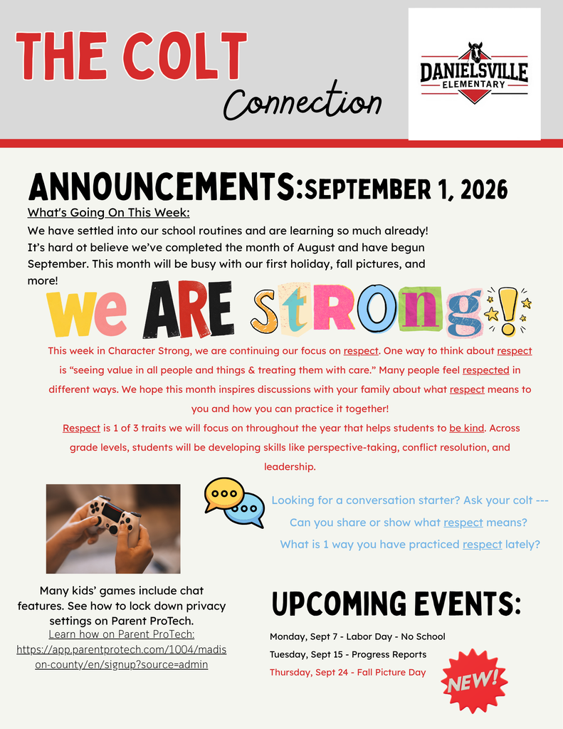 Colt Connection 9/1/26