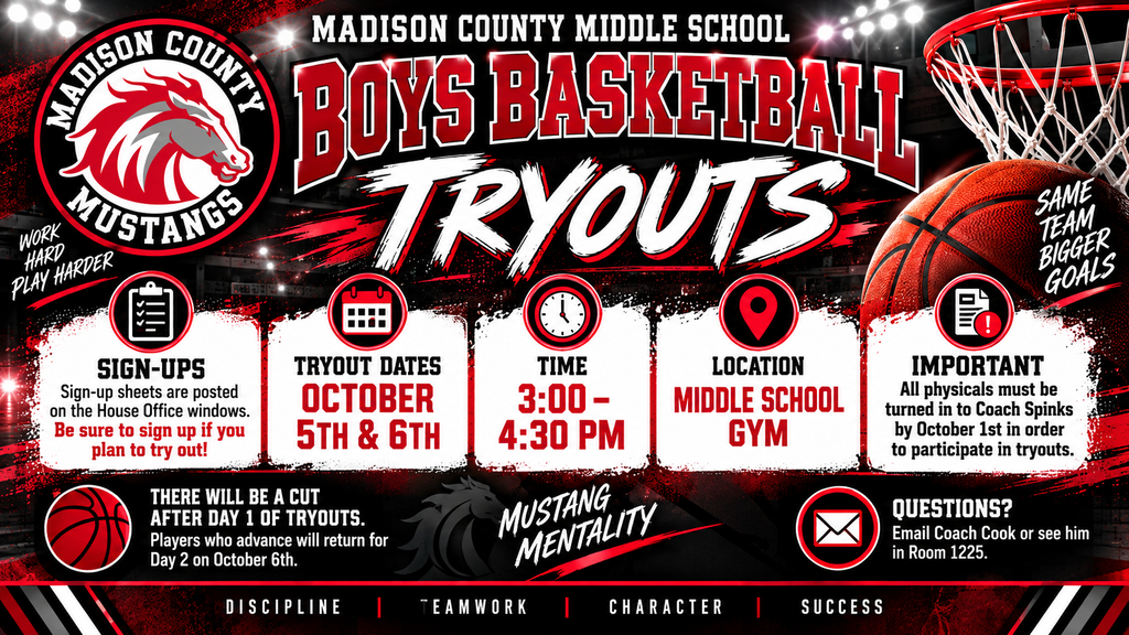 Boys Basketball Tryouts 2026