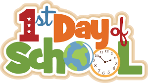 First Day of School August, 13th