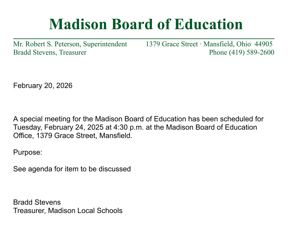 Meeting notification