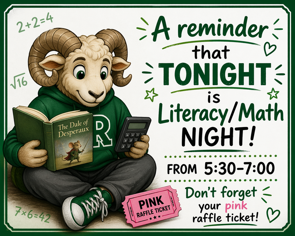 Math/Literacy Night Reminder