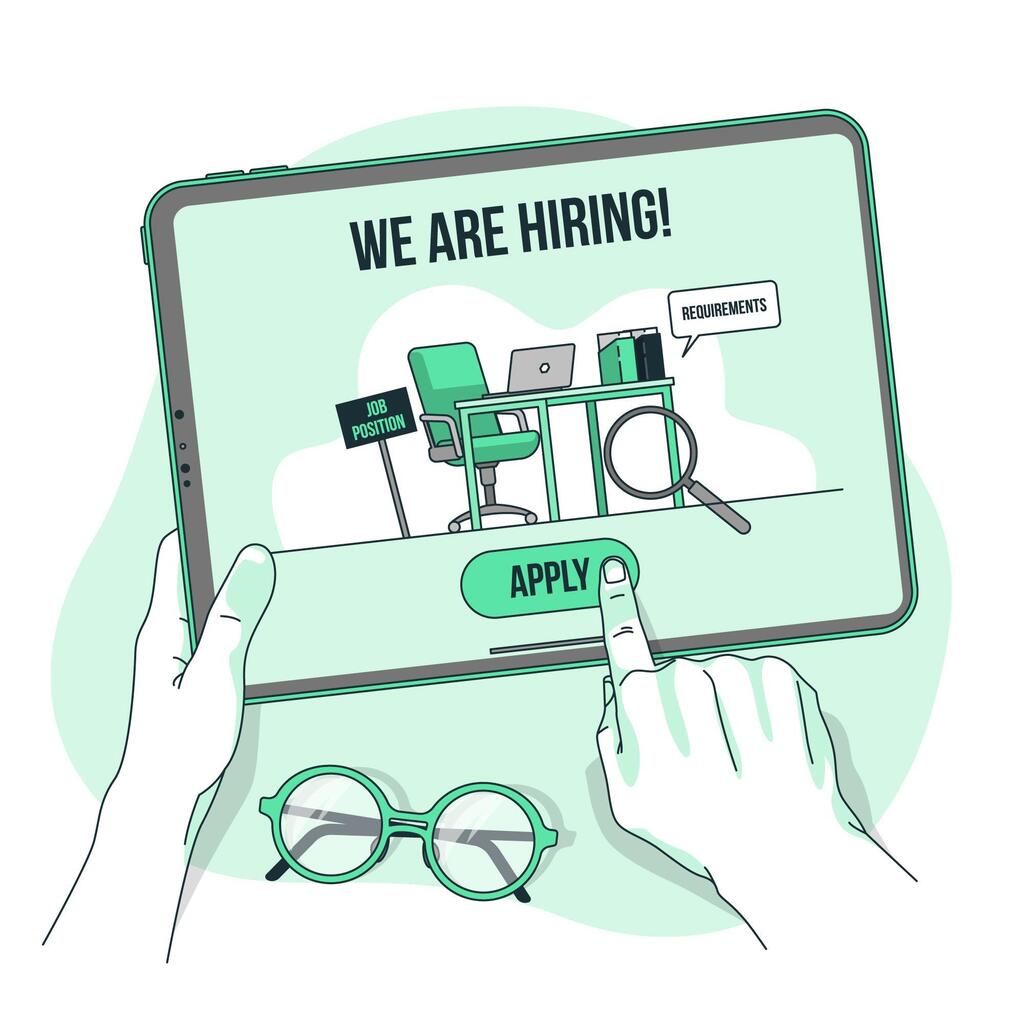 now hiring photo