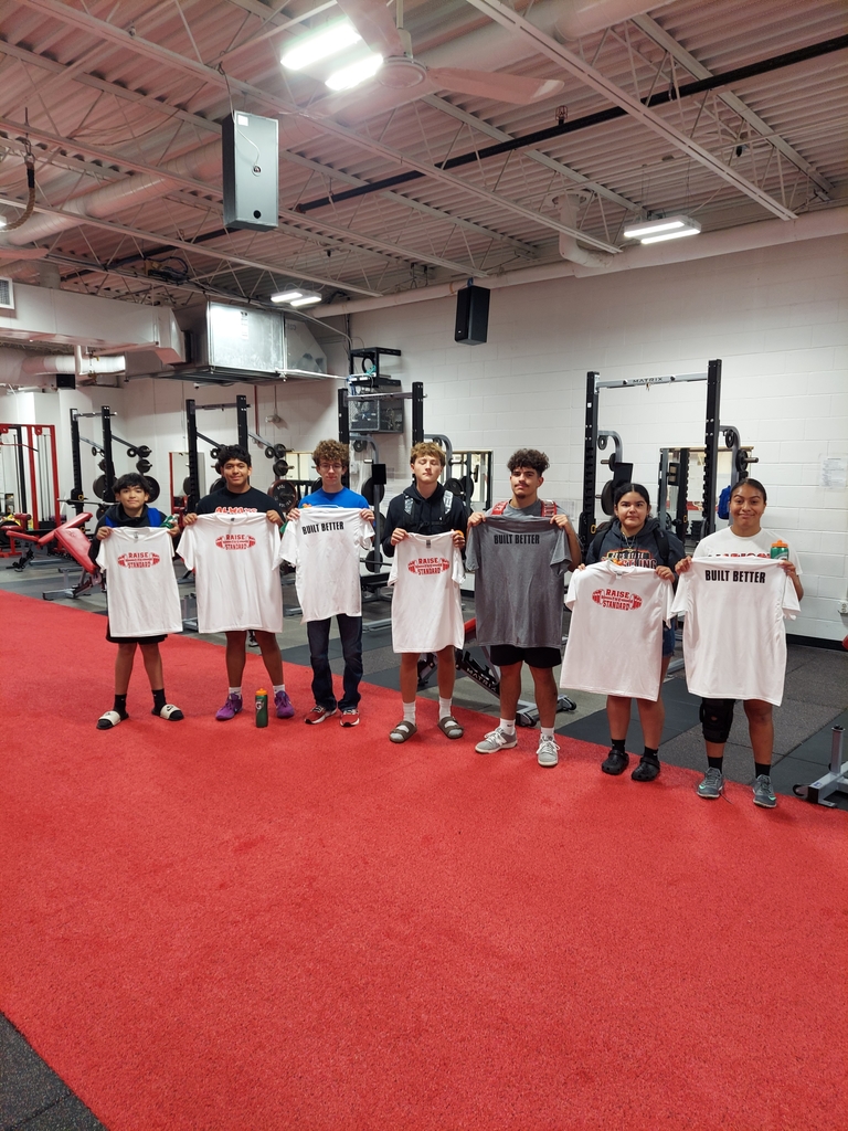 Shout out to these 7! They were committed to the weight room all summer to help their teams improve this season. Grey shirt is 80%+ for attendance, white shirt and Gatorade bottle is 90%+. We had several 70% kids as well. Alex was at 100% attendance this year. I am very thankful to those who work hard to consistently help others. 🧃💪