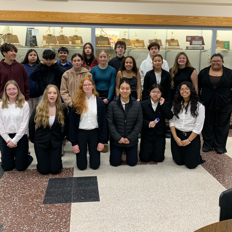 The speech team is in Battle Creek and ready to compete!