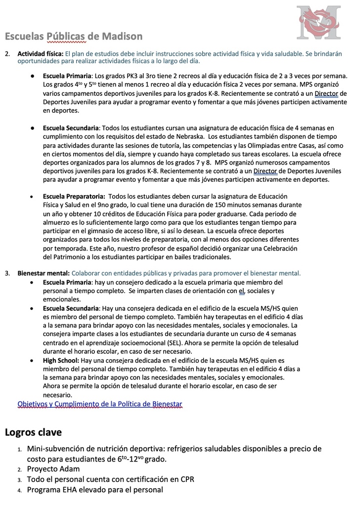 2026 Wellness Triennial Assessment Spanish  pg 2