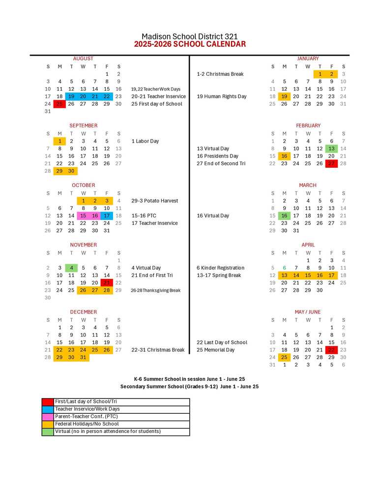 25/26 Board Approved Calendar