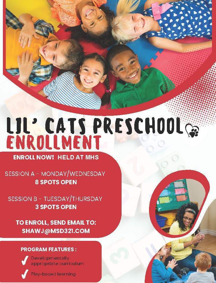 Lil' Cats Preschool Enrollment Flyer (1)