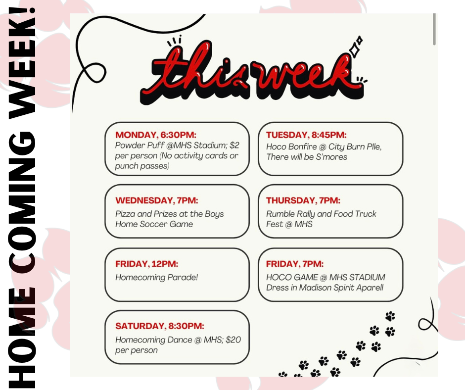 homecoming week activities 