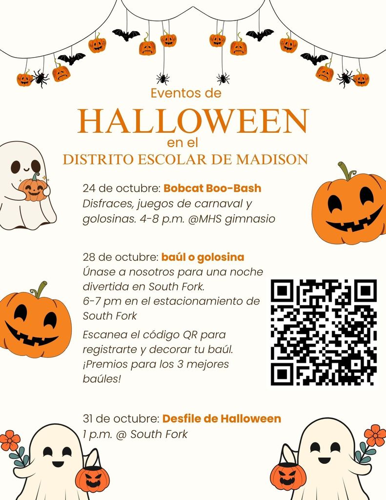Upcoming Halloween activities