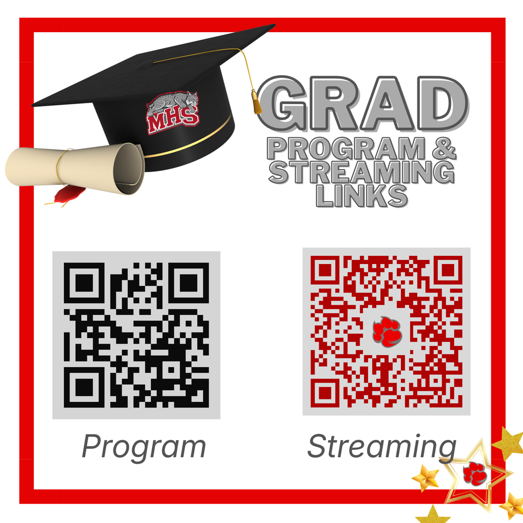 Here is our Graduation Program and the Live Streaming Link - Graduation is Thursday, May 21st at 6PM