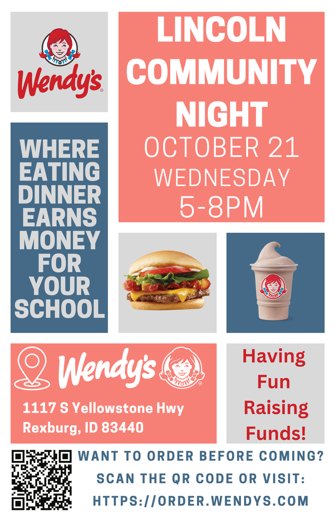 Lincoln Elementary Wendy's Night
