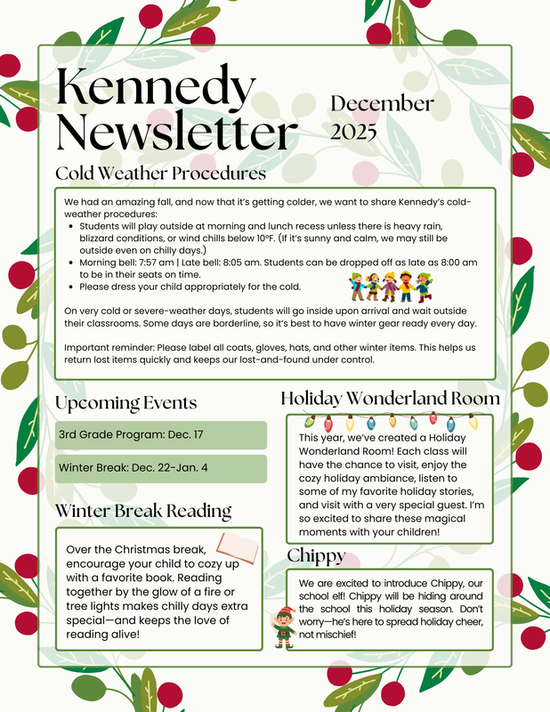 December Newletter