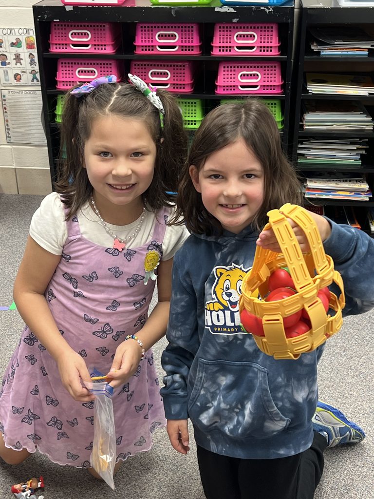 Students working on hands on activity