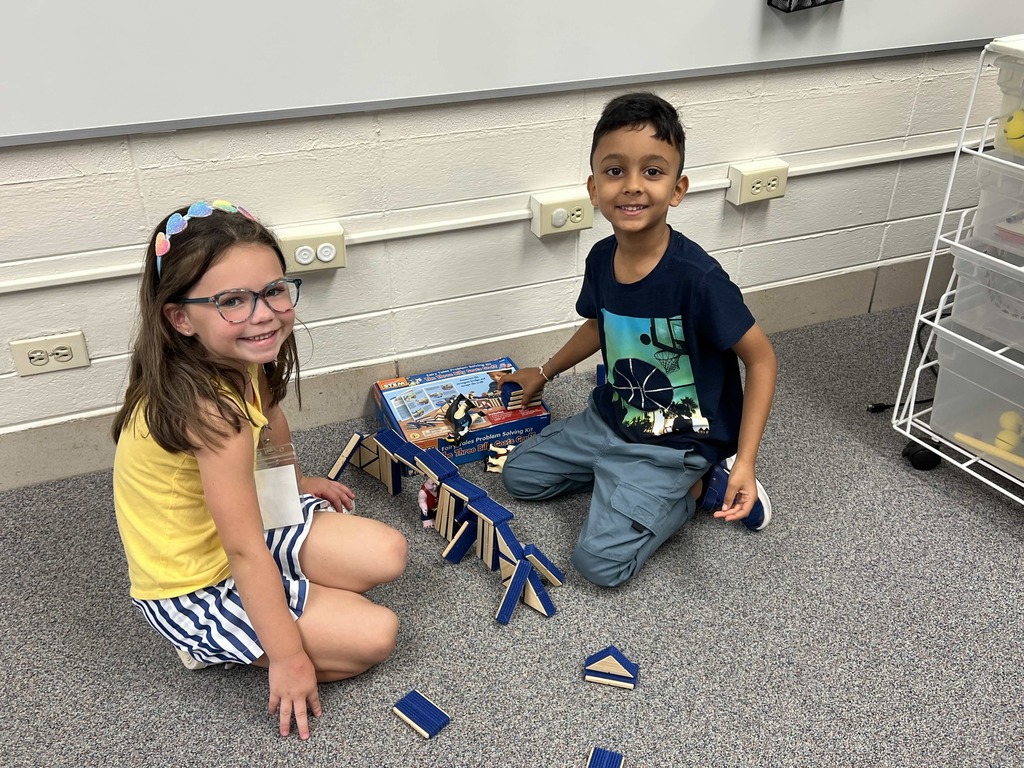 Students working on hands on activity