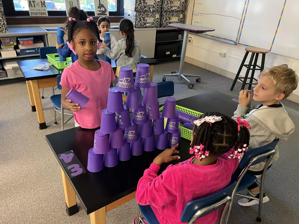 Cup stacking activity