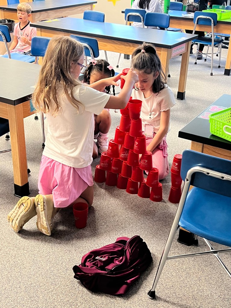 Cup stacking activity