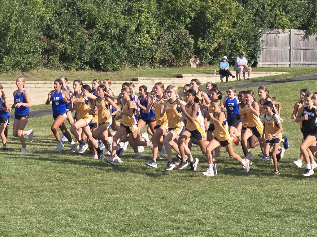 Girls cross country runners