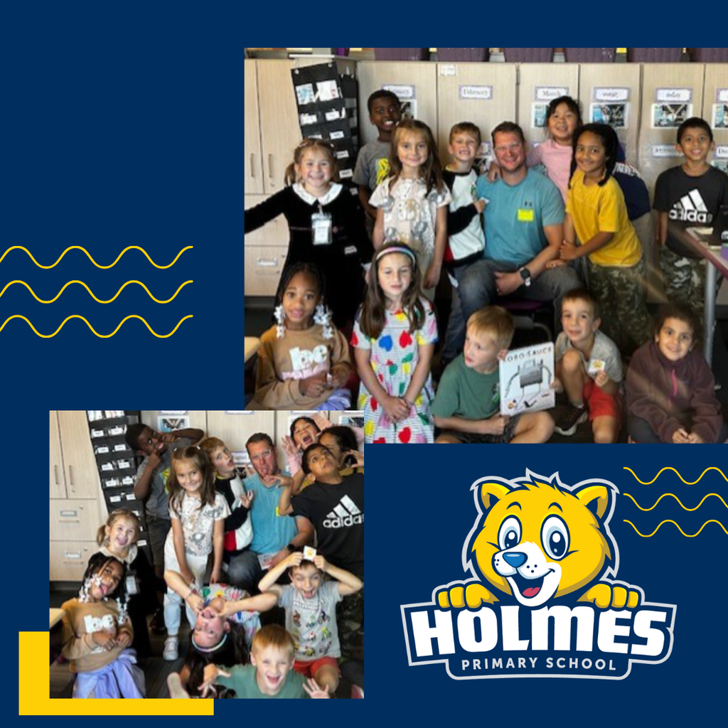 Students with mystery reader