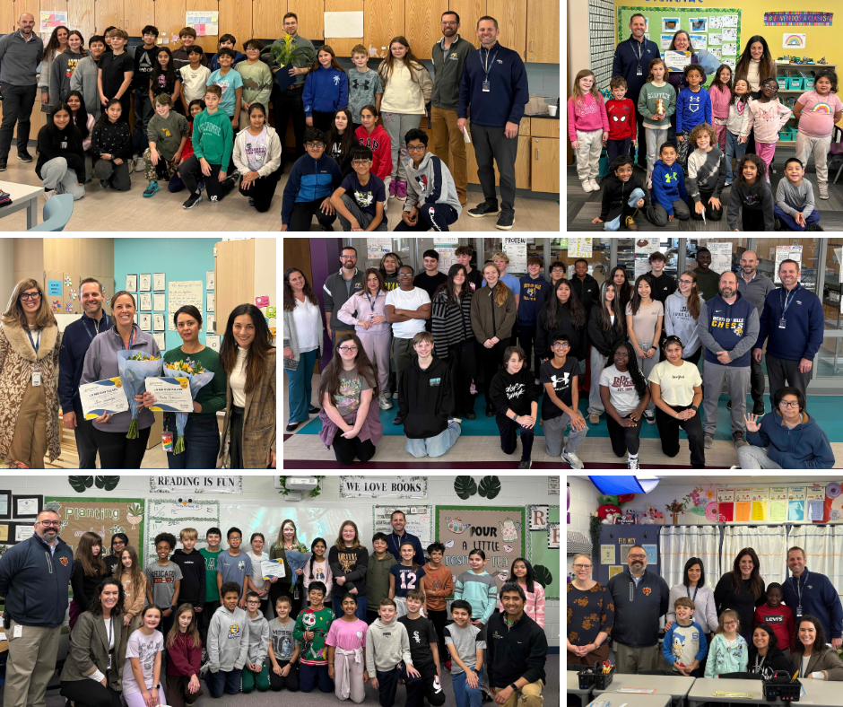 Collage of classroom photos