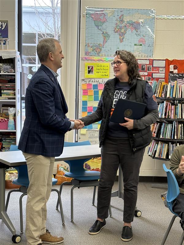 Representative Sean  Casten and Sondra LaPointe