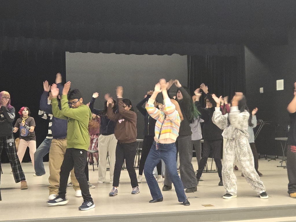 drama club dancing and moving